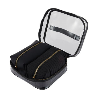 3 Piece Makeup Bag Set - OXX Cosmetics