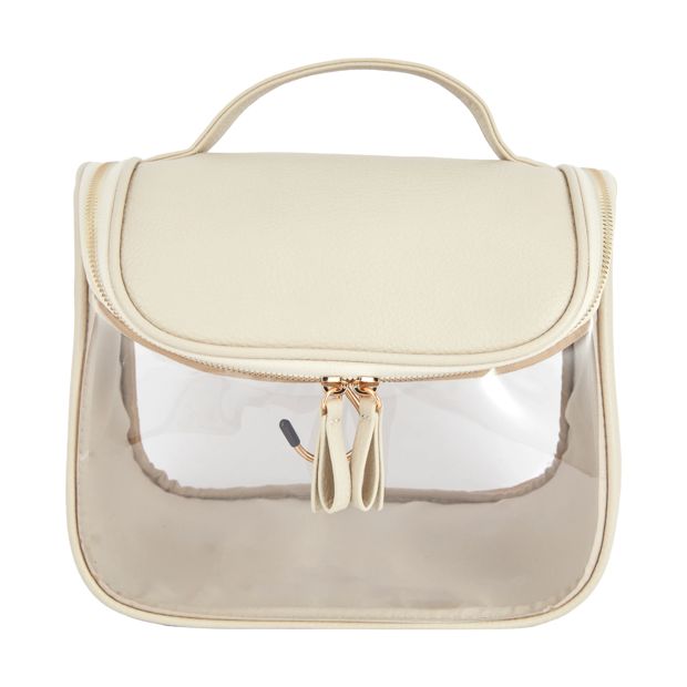 Travel Bag, Beige - OXX Cosmetics