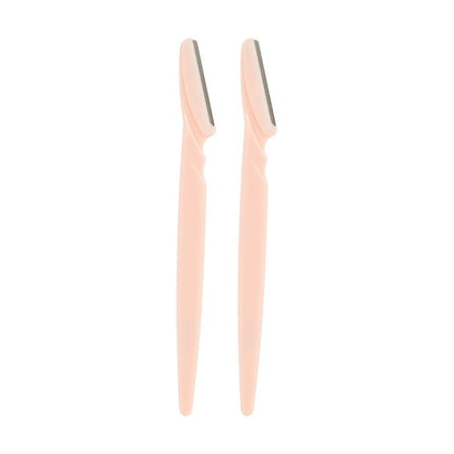2 Pack Facial Razors, Peach - OXX Cosmetics