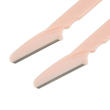 2 Pack Facial Razors, Peach - OXX Cosmetics