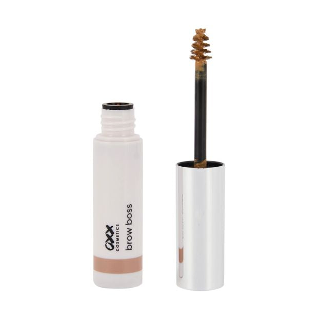 Brow Boss Brow Mascara, Medium Brown - OXX Cosmetics