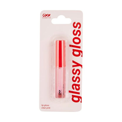 Glassy Gloss Lip Gloss, Clear Pink - OXX Cosmetics