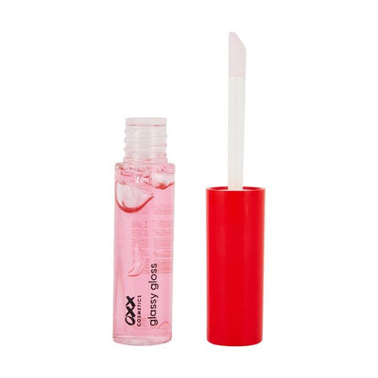 Glassy Gloss Lip Gloss, Clear Pink - OXX Cosmetics