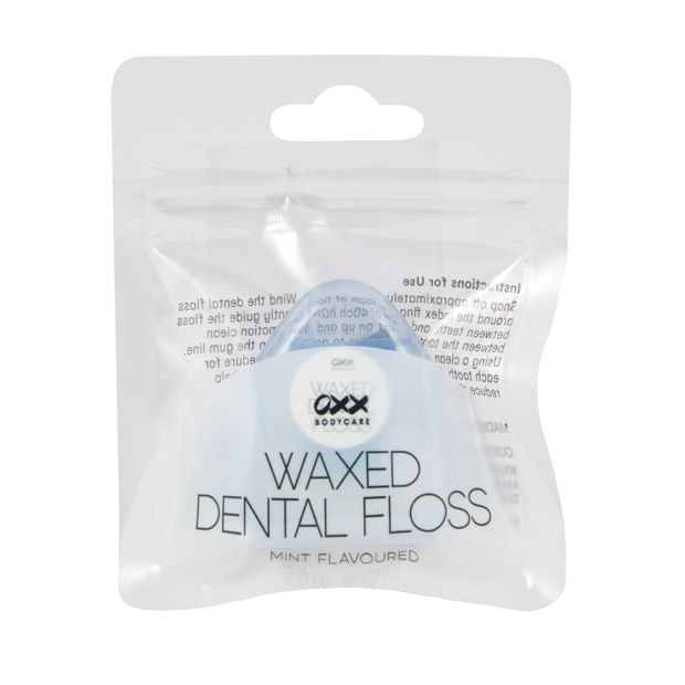 50m Waxed Dental Floss Roll, Mint Flavoured - OXX Bodycare