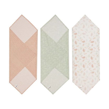 3 Pack Flannelette Wraps, Autumn - Anko