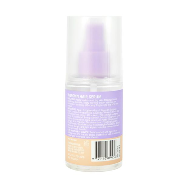 Sweet Cheeks Ingrown Hair Serum 100ml, Aloe Vera and Lavender Extract - OXX Bodycare