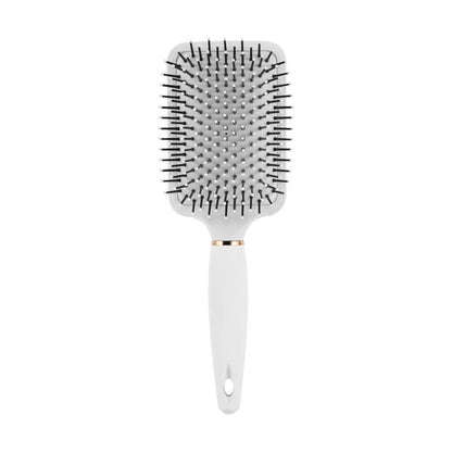 Styling Square Paddle Brush, White - OXX Haircare