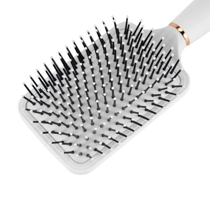 Styling Square Paddle Brush, White - OXX Haircare