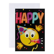 Hallmark Interactive Sound Birthday Card - Happy Emoji