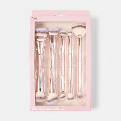 5 Piece Dual Ended Ultimate Brush Set - OXX Cosmetics