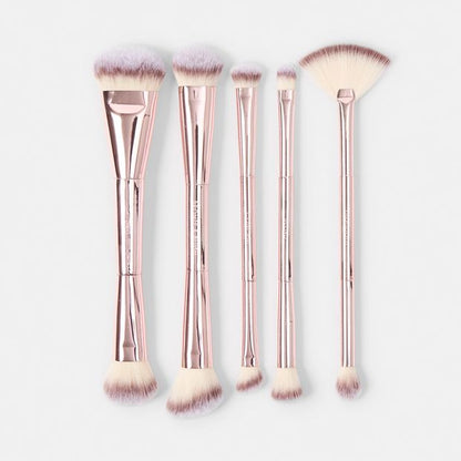 5 Piece Dual Ended Ultimate Brush Set - OXX Cosmetics
