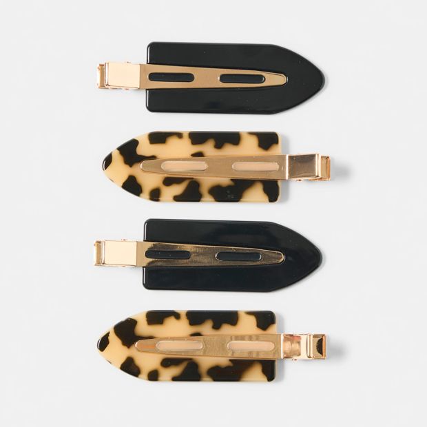 4 Pack No Crease Extra Large Hair Clips - OXX Haircare