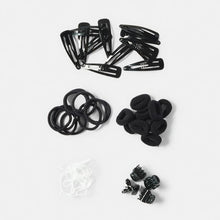 46 Pack Hair Assorted Accessories, Black - OXX Haircare