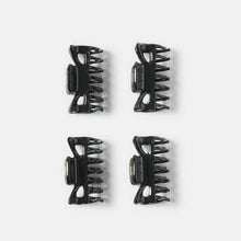 OXX Haircare 4 Pack Black Mini Classic Claw Hair Clip