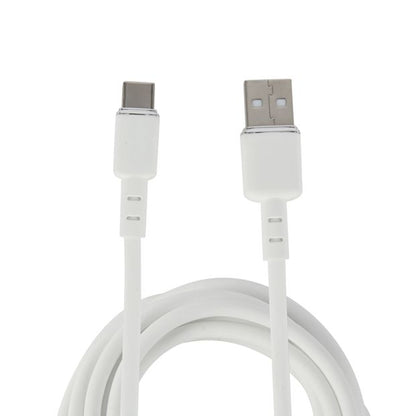 Wall USB Charger with USB-A to USB-C, White - Anko