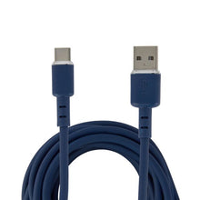 Wall USB Charger with USB-A to USB-C Cable, Blue - Anko