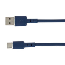 Wall USB Charger with USB-A to USB-C Cable, Blue - Anko