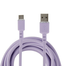 Wall USB Charger with USB-A to USB-C, Purple - Anko
