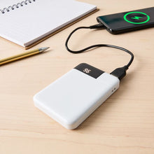 USB-A to USB-C 15W 5000mAh Portable Charger, White - Anko
