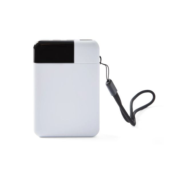 USB-A to USB-C 15W 5000mAh Portable Charger, White - Anko