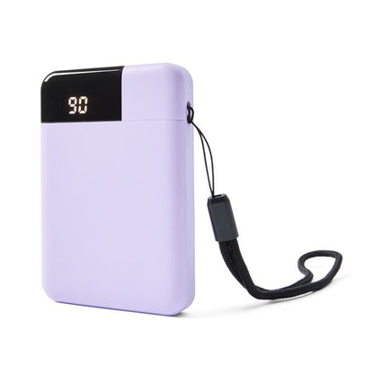 USB-A to USB-C 15W 5000mAh Portable Charger, Purple - Anko