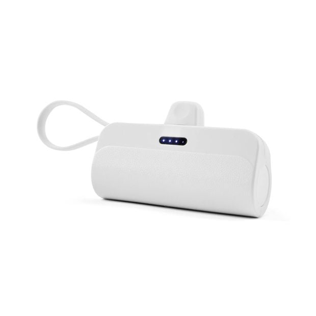 USB-C Mini Portable Charger, White - Anko