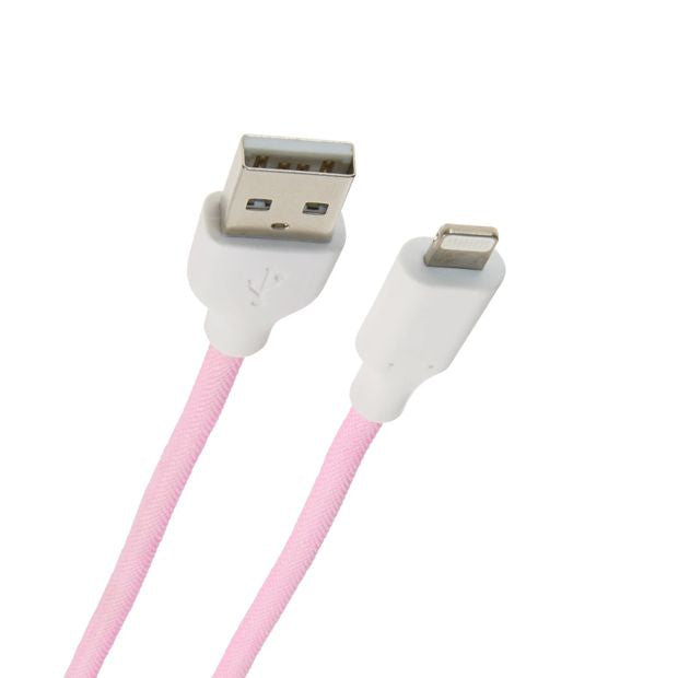 2m Lightning Cable, Pastel Rainbow - Anko