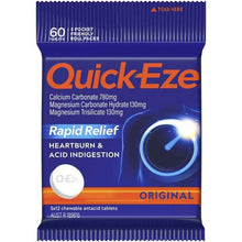 5 Pack Quick-Eze Original Rapid Relief Tablets