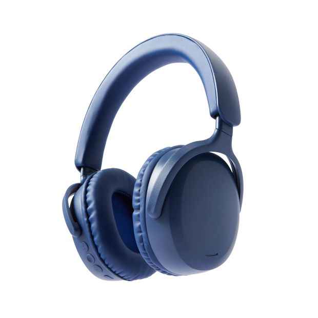 Bluetooth Overear Headphones, Blue - Anko