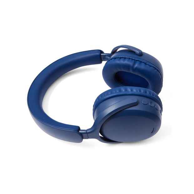 Bluetooth Overear Headphones, Blue - Anko