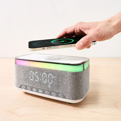 Music Alarm Clock with Wireless Charger - Anko