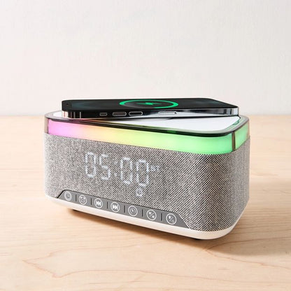Music Alarm Clock with Wireless Charger - Anko