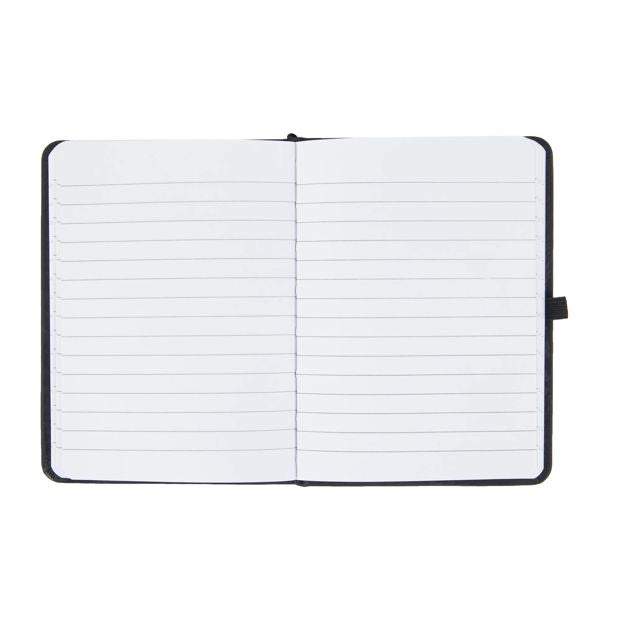 A6 Notebook, Black - Anko