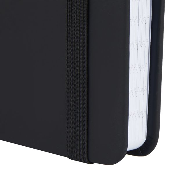 A6 Notebook, Black - Anko