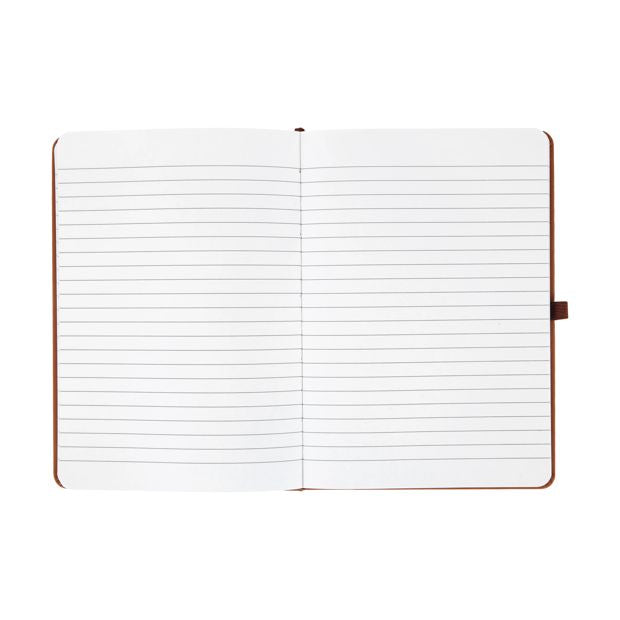 A5 Notebook, Tan - Anko