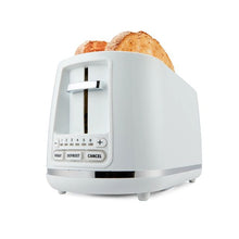 4 Slice Long Slot Toaster, White - Anko