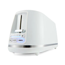4 Slice Long Slot Toaster, White - Anko
