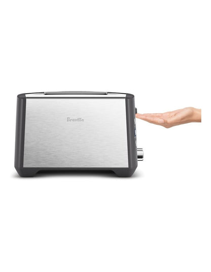 The Bit More Plus 2 Slice Toaster Brushed Stainless Steel BTA435BSS