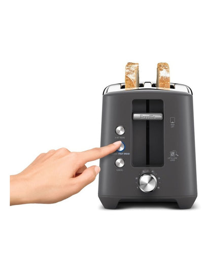 The Bit More Plus 2 Slice Toaster Brushed Stainless Steel BTA435BSS