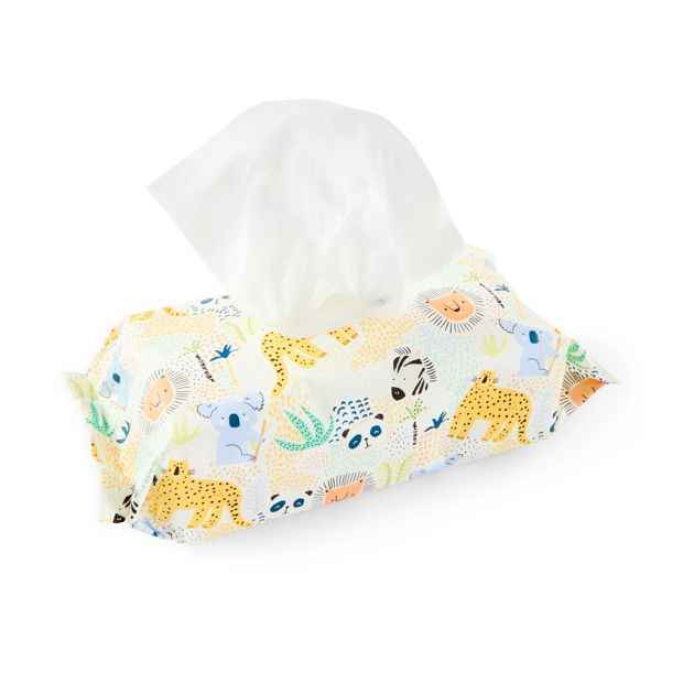 70 Pack Water Wipes  Assorted - Anko