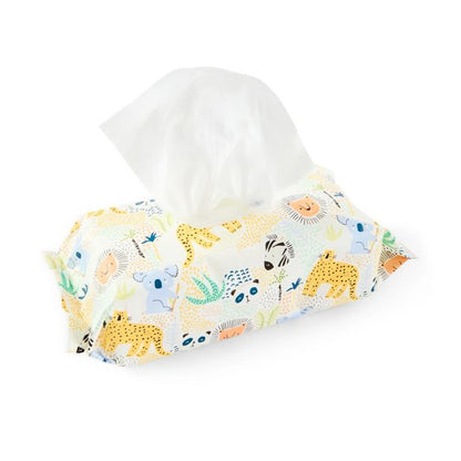 70 Pack Water Wipes  Assorted - Anko