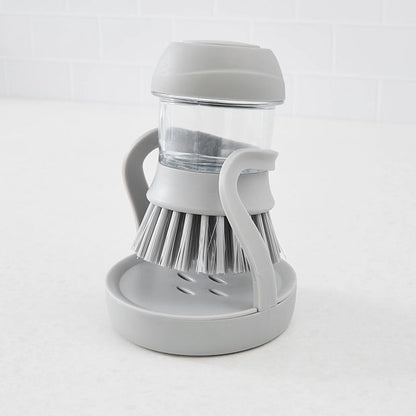 Soap Dispenser Dish Brush with Holder - Anko