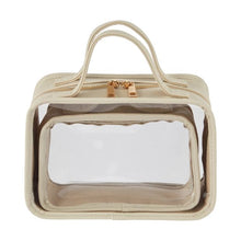 2 Piece Makeup Bags, Praline - OXX Cosmetics