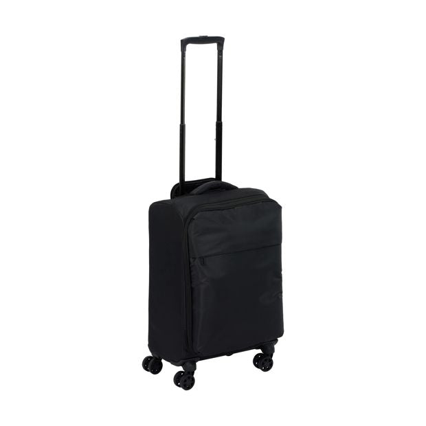 60cm 8 Wheels Lightweight Soft Case, Black - Anko