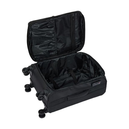 60cm 8 Wheels Lightweight Soft Case, Black - Anko