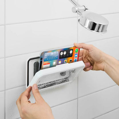 Shower Phone Holder, White - Anko