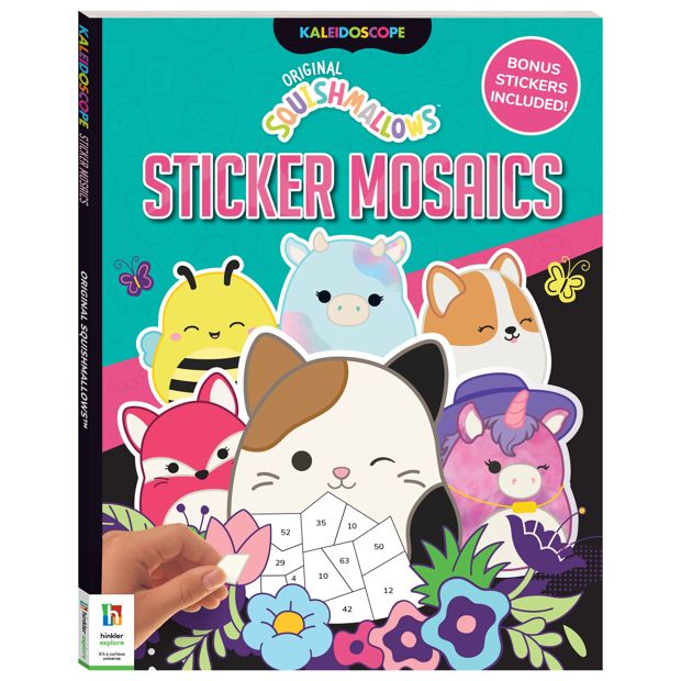 Kaleidoscope Original Squishmallows Sticker Mosaics - Book