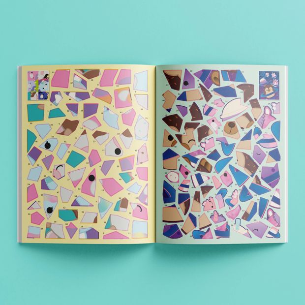 Kaleidoscope Original Squishmallows Sticker Mosaics - Book