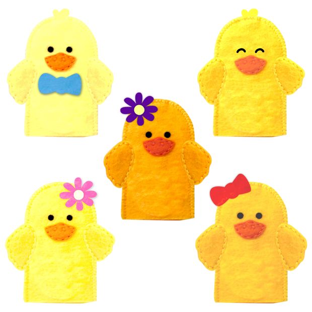Five Little Ducks Finger Puppet Book