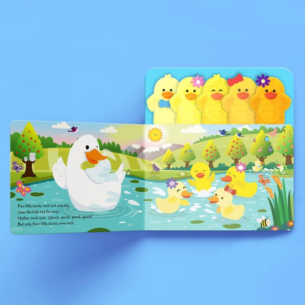 Five Little Ducks Finger Puppet Book
